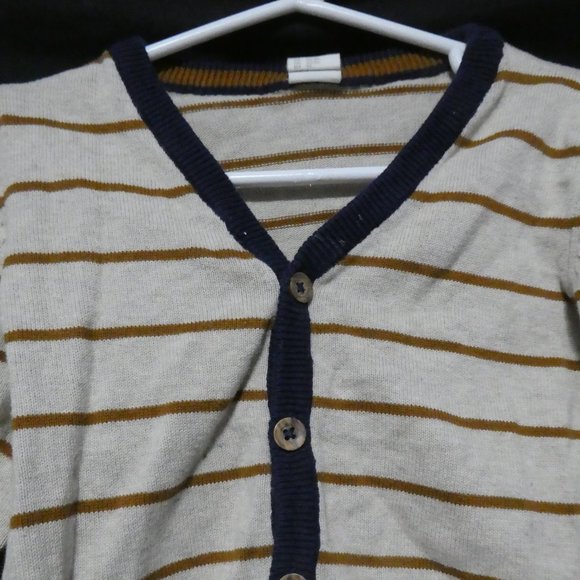 H&M, 1.5 to 2 years old, striped cardigan with elbow patches - Picture 5 of 11